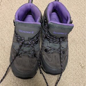 BearPaw Women's Gray and Purple Winter Boots